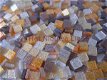 Mozaïek steentjes Glitter BRUIN 5 x 5 ca. 100st - 0 - Thumbnail