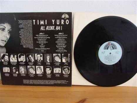 TIMI YURO - All alone am I uit 1981 Label : Dureco Benelux - 77.011 - 1