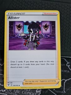 Allister  146/185  Uncommon Sword & Shield: Vivid Voltage