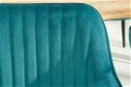 Stoel Ruby turquoise armleuning - 4 - Thumbnail