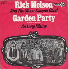 Rick Nelson And The Stone Canyon Band ‎– Garden Party (1972)
