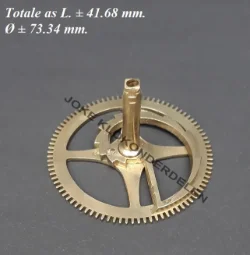 = Uurrad met trappenschijf = comtoise =43668