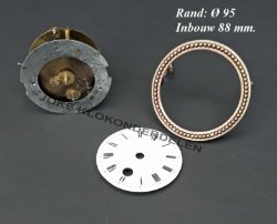 Frans romantic uurwerk = zie omschrijving =43665