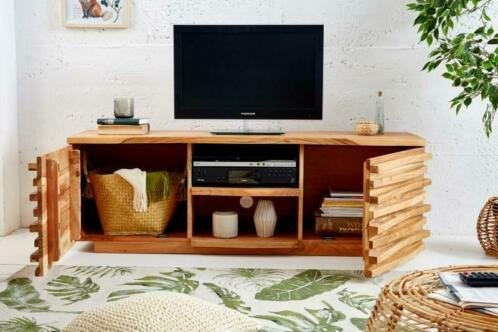 TV-Meubel laag Dakar 150cm Acacia-hout - 2