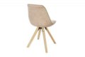 Stoel Oslovintage beige massief hout - 3 - Thumbnail