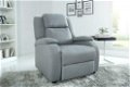 Relax fauteuil Cannes structuur lichtgrijs - 1 - Thumbnail