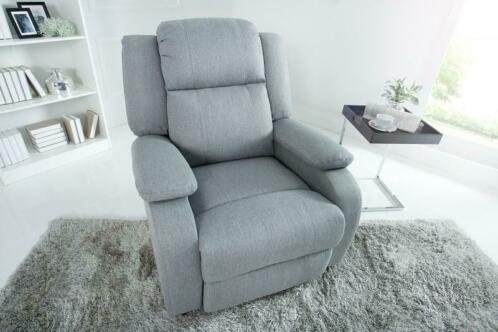 Relax fauteuil Cannes structuur lichtgrijs - 3