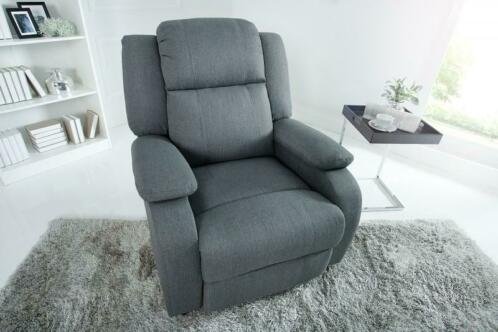 Relax fauteuil Cannes structuur grijs - 3