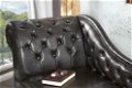 Loungebank Chesterfield donkere koffie - 3 - Thumbnail