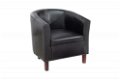 Fauteuil Glasgow zwart - 4 - Thumbnail