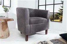 Fauteuil Glasgow vintage grijs