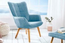 Fauteuil Reykjavik lichtblauw