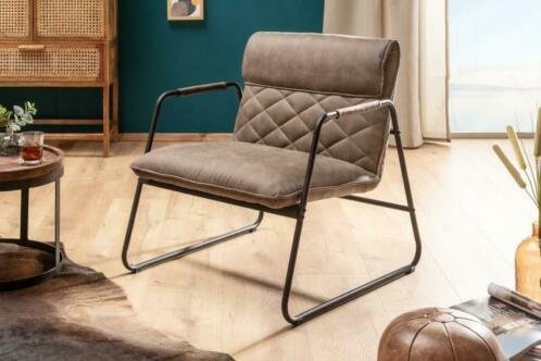 Fauteuil Hengst vintage taupe - 0