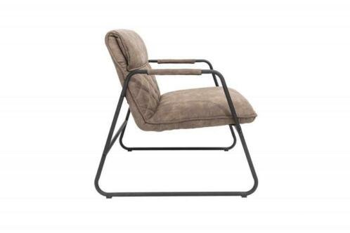 Fauteuil Hengst vintage taupe - 2