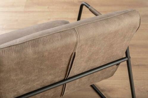 Fauteuil Hengst vintage taupe - 5