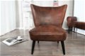 Fauteuil 60ties jaren zestig koffie - 3 - Thumbnail