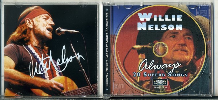 Willie Nelson Always 20 Superb Songs cd 1996 ZGAN - 2
