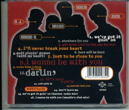 Backstreet Boys Backstreet Boys 16 nrs cd 1996 GOED - 1