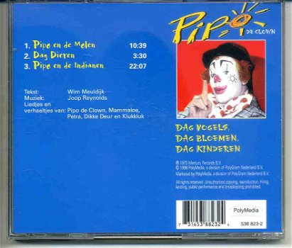 Pipo de Clown Dag vogels, dag bloemen, dag kinderen 3 nrs cd - 1