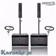 Actieve zang set 1800 Watt 2 x sub 2 x Top speakers - 0 - Thumbnail