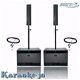 Actieve zang set 1800 Watt 2 x sub 2 x Top speakers - 1 - Thumbnail