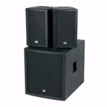 DAP-Audio Club-Mate-I 12 inch Compacte actieve speaker set. - 0