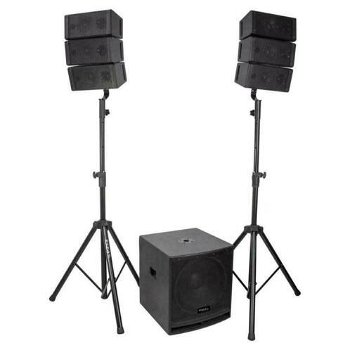 IBIZA CUBE15A-ARRAY Actief geluidsysteem 800 Watt - 1