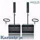 Actieve zang set 1800 Watt 2 x sub 2 x Top speakers Nieuw - 1 - Thumbnail