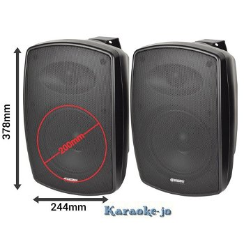 Adastra BH8-B binnen of buiten speakers 2 x 160 Watt Max - 0