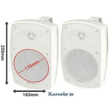 Adastra BH5-W binnen of buiten speakers 2 x 100 Watt Max