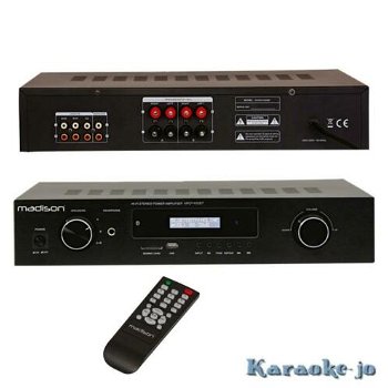 Complete Stereo set 2x 140Watt RMS Usb,Sd,Fm,Aux,Bt (7-BL) - 4