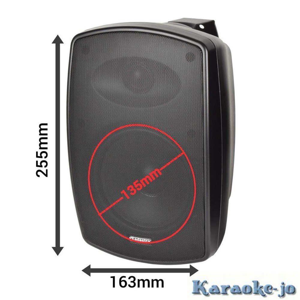 Kietelen eeuwig leg uit Zwarte 5 Inch Buiten speakers met Bluetooth versterker