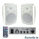 Witte 5 Inch Buiten speakers met Bluetooth versterker - 0 - Thumbnail