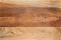 Bijzettafel Detroit 43cm natuurlijke Acacia-hout - 2 - Thumbnail