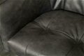 Barkruk San Diego vintage grijs armleuning - 5 - Thumbnail