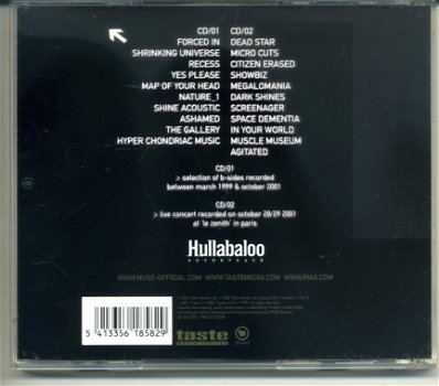 MUSE Hullabaloo Soundtrack 21 nrs 2 cds 2002 als NIEUW - 1