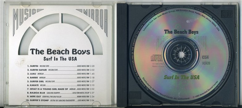 The Beach Boys Surf in the USA 10 nrs cd 1993 als NIEUW - 2