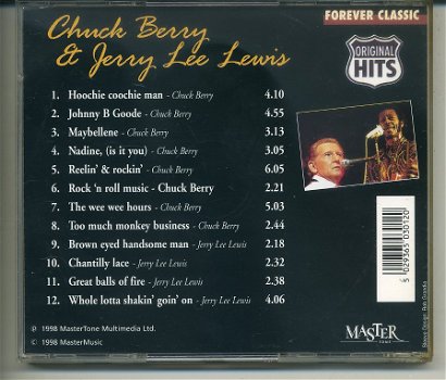 Chuck Berry & Jerry Lee Lewis Best Of 12 nrs cd 1998 ZGAN - 1