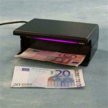 Ultra violet bankbiljet tester, - 2