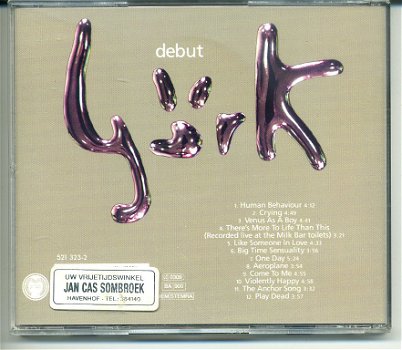Björk Debut 12 nrs cd 1993 mooie staat - 1