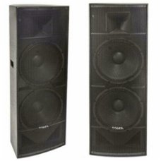 IBIZA-SOUND PA215 2 x15 Inch 2-weg luidspreker 2 x 800 Watt