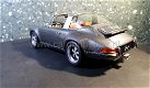 Porsche SINGER 911 Targa grijs 1:18 KK Scale - 2 - Thumbnail