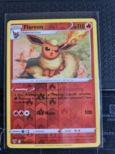 Flareon  026/185  (reverse) Rare Sword & Shield: Vivid Voltage