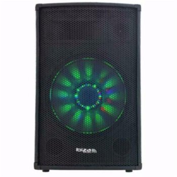 Ibiza X-LED10 Speaker met RGB Led (2187-B) - 1