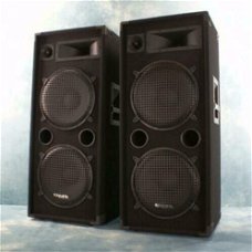 Disco speakerset 3-Weg dubbel 15 inch Bass 1000watt (2109B)