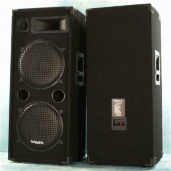 Disco speakerset 3-Weg dubbel 15 inch Bass 1000watt (2109B) - 1