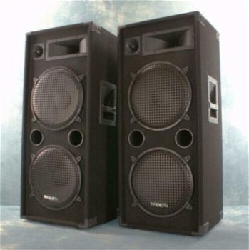 Disco speakerset 3-Weg dubbel 15 inch Bass 1000watt (2109B) - 3