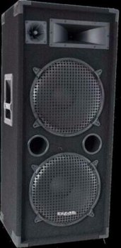 3 weg 2 x 15 Inch disco speaker 1000 Watt (2109-B) - 0