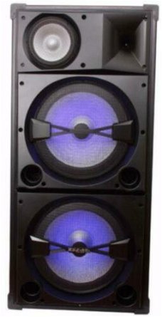 Discobox 3 weg 900Watt 2 x 15 inch bass (2129-B)
