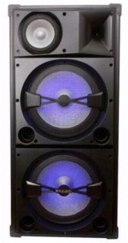 Discobox 3 weg 900Watt 2 x 15 inch bass (2129-B) - 2